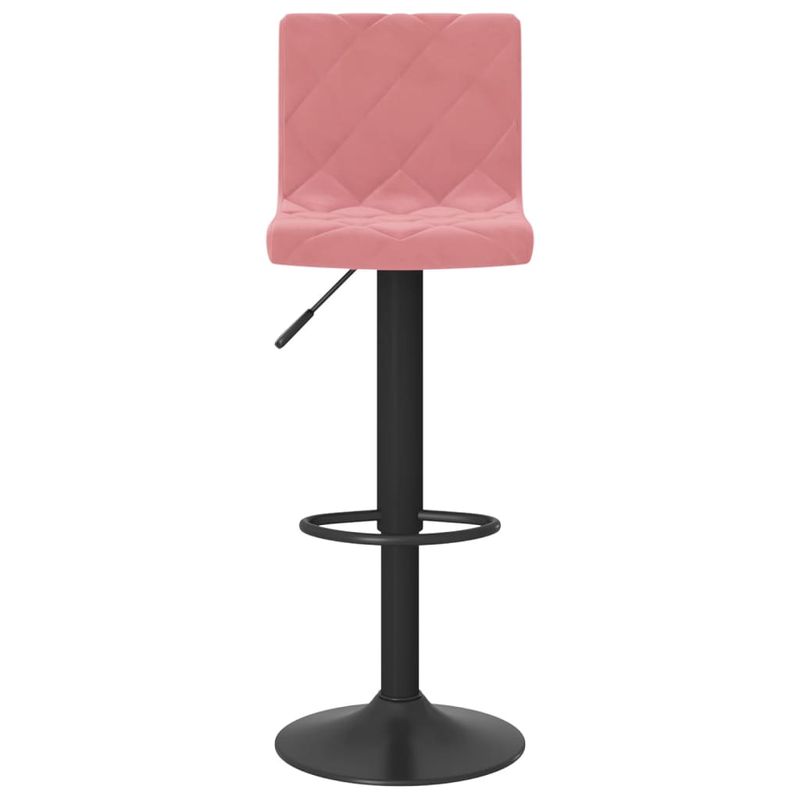 Casa si Gradina - Mobilier - Scaune si fotolii - Scaune - Scaune de bar, 2 buc., roz, catifea - Infinity.ro