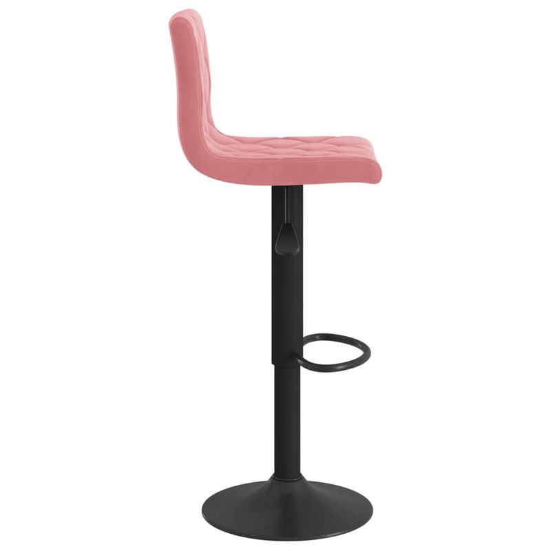 Casa si Gradina - Mobilier - Scaune si fotolii - Scaune - Scaune de bar, 2 buc., roz, catifea - Infinity.ro