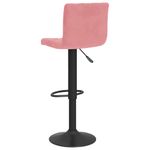 Casa si Gradina - Mobilier - Scaune si fotolii - Scaune - Scaune de bar, 2 buc., roz, catifea - Infinity.ro