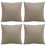 Casa si Gradina - Textile si covoare - Perne si pilote - Perne decorative - Perne de canapea, 4 buc., taupe, 50x50 cm, textil - Infinity.ro