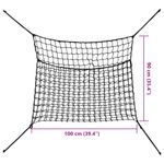 Petshop - Accesorii petshop - Alte accesorii petshop - Plase pentru fan, 2 buc, negru, dreptunghiulara, 100x90 cm, PP - Infinity.ro