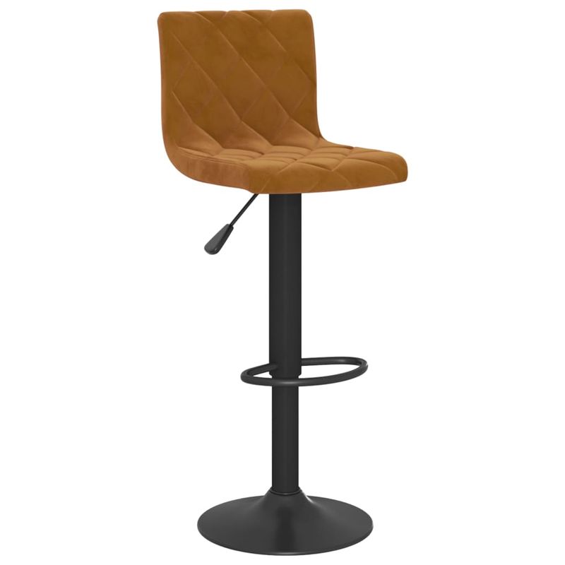 Casa si Gradina - Mobilier - Scaune si fotolii - Scaune - Scaune de bar, 2 buc., maro, catifea - Infinity.ro