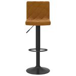 Casa si Gradina - Mobilier - Scaune si fotolii - Scaune - Scaune de bar, 2 buc., maro, catifea - Infinity.ro