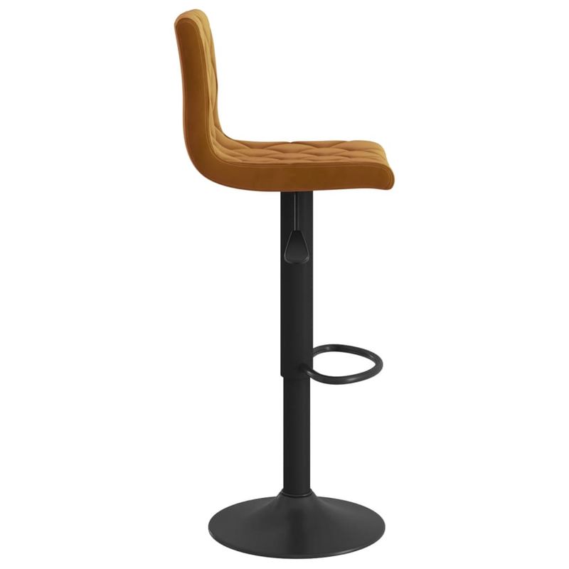 Casa si Gradina - Mobilier - Scaune si fotolii - Scaune - Scaune de bar, 2 buc., maro, catifea - Infinity.ro