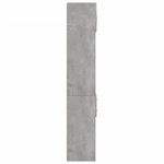 Casa si Gradina - Mobilier - Comode si corpuri - Comode - Dulap de depozitare, gri beton, 70x42,5x225 cm, lemn prelucrat - Infinity.ro