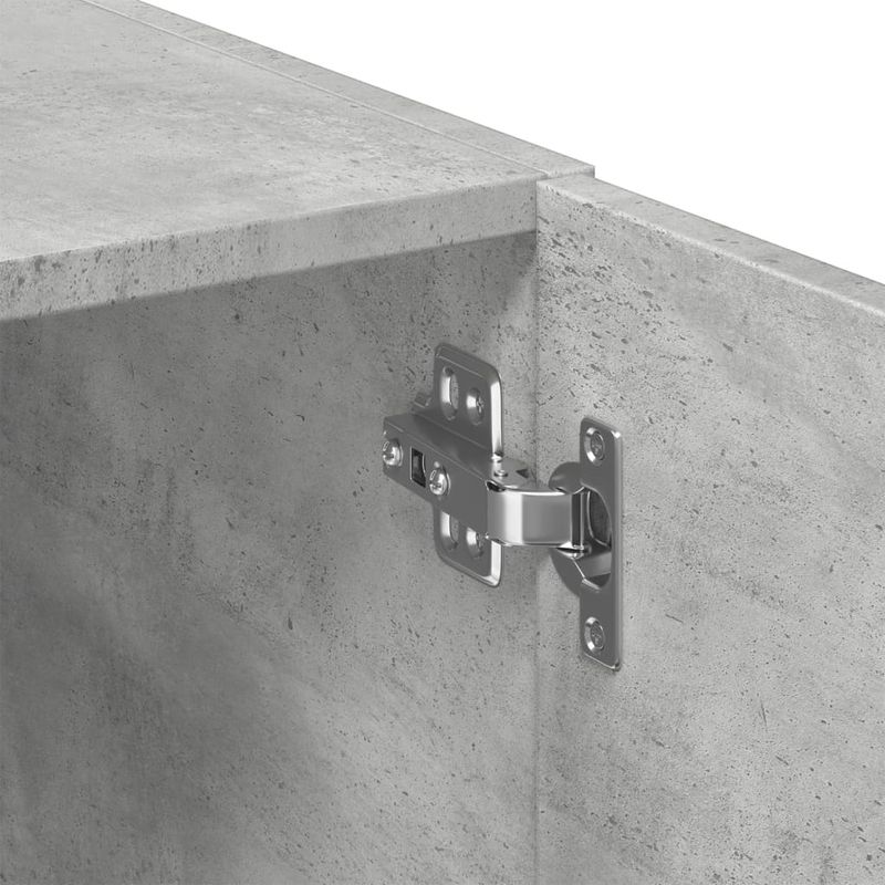 Casa si Gradina - Mobilier - Comode si corpuri - Comode - Dulap de depozitare, gri beton, 70x42,5x225 cm, lemn prelucrat - Infinity.ro