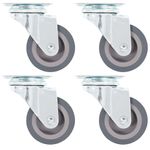 Casa si Gradina - Constructii - Depozitare, transport si protectie - Accesorii echipamente pentru transport si ridicat - Roti pivotante, 4 buc., 50 mm - Infinity.ro