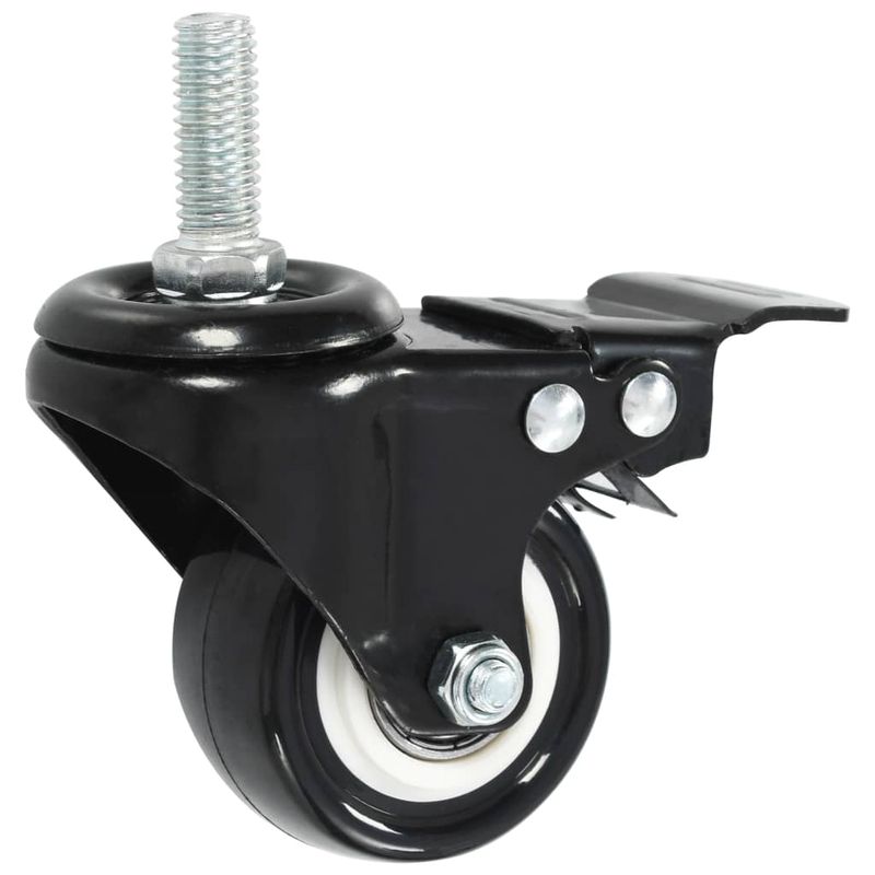 Casa si Gradina - Constructii - Depozitare, transport si protectie - Accesorii echipamente pentru transport si ridicat - Roti pivotante cu frane, 32 buc., 50 mm - Infinity.ro
