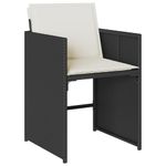 Casa si Gradina - Gradina si terasa - Mobilier exterior - Seturi mobila gradina - Set mobilier de gradina cu perne, 7 piese, negru, poliratan - Infinity.ro