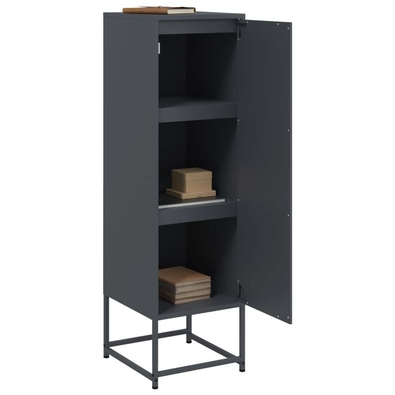 Casa si Gradina - Mobilier - Comode si corpuri - Corpuri bucatarie - Dulap inalt, antracit, 36x39x123 cm, otel - Infinity.ro