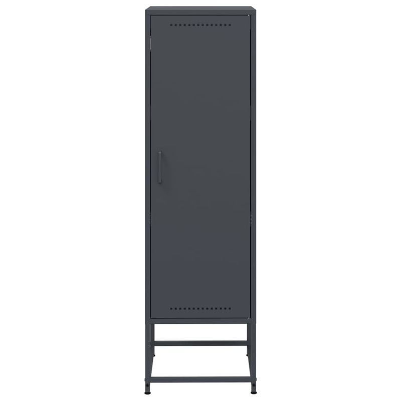 Casa si Gradina - Mobilier - Comode si corpuri - Corpuri bucatarie - Dulap inalt, antracit, 36x39x123 cm, otel - Infinity.ro