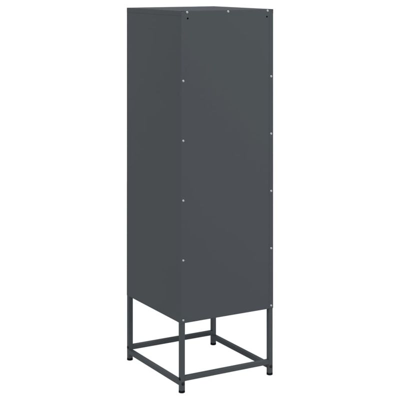 Casa si Gradina - Mobilier - Comode si corpuri - Corpuri bucatarie - Dulap inalt, antracit, 36x39x123 cm, otel - Infinity.ro