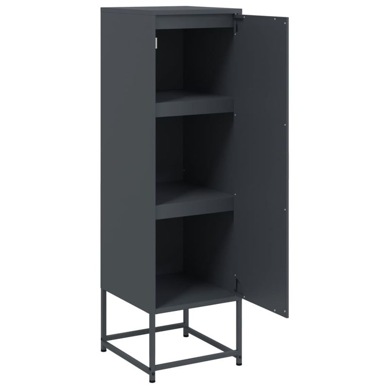 Casa si Gradina - Mobilier - Comode si corpuri - Corpuri bucatarie - Dulap inalt, antracit, 36x39x123 cm, otel - Infinity.ro