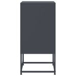 Casa si Gradina - Mobilier - Comode si corpuri - Noptiere - Noptiera, antracit, 36x39x78 cm, otel - Infinity.ro