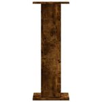 TV, Audio-Video si Foto - Audio profesionale - Stative - Noptiere, 2 buc., stejar fumuriu, 30x30x80 cm, lemn prelucrat - Infinity.ro