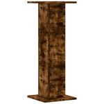 TV, Audio-Video si Foto - Audio profesionale - Stative - Noptiere, 2 buc., stejar fumuriu, 30x30x80 cm, lemn prelucrat - Infinity.ro