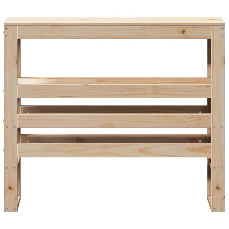 Casa si Gradina - Mobilier - Paturi si accesorii - Accesorii paturi - Tablie de pat cu rafturi, 90 cm, lemn masiv de pin, mărime 96x19x82 cm - Infinity.ro