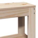 Casa si Gradina - Mobilier - Paturi si accesorii - Accesorii paturi - Tablie de pat cu rafturi, 90 cm, lemn masiv de pin, mărime 96x19x82 cm - Infinity.ro