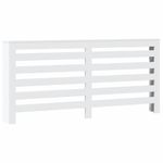Casa si Gradina - Termice - Calorifere si accesorii - Accesorii calorifere - Masca pentru calorifer, alb, 175x20x82 cm, lemn prelucrat, design șipci orizontale - Infinity.ro