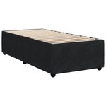 Casa si Gradina - Mobilier - Paturi si accesorii - Paturi - Cadru de pat, negru, 100 x 200 cm, catifea - Infinity.ro