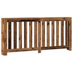 Casa si Gradina - Termice - Calorifere si accesorii - Accesorii calorifere - Masca de calorifer, lemn vechi, 175x20x82 cm, lemn prelucrat, design lamele verticale - Infinity.ro