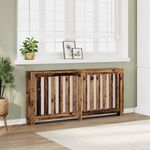 Casa si Gradina - Termice - Calorifere si accesorii - Accesorii calorifere - Masca de calorifer, lemn vechi, 175x20x82 cm, lemn prelucrat, design lamele verticale - Infinity.ro