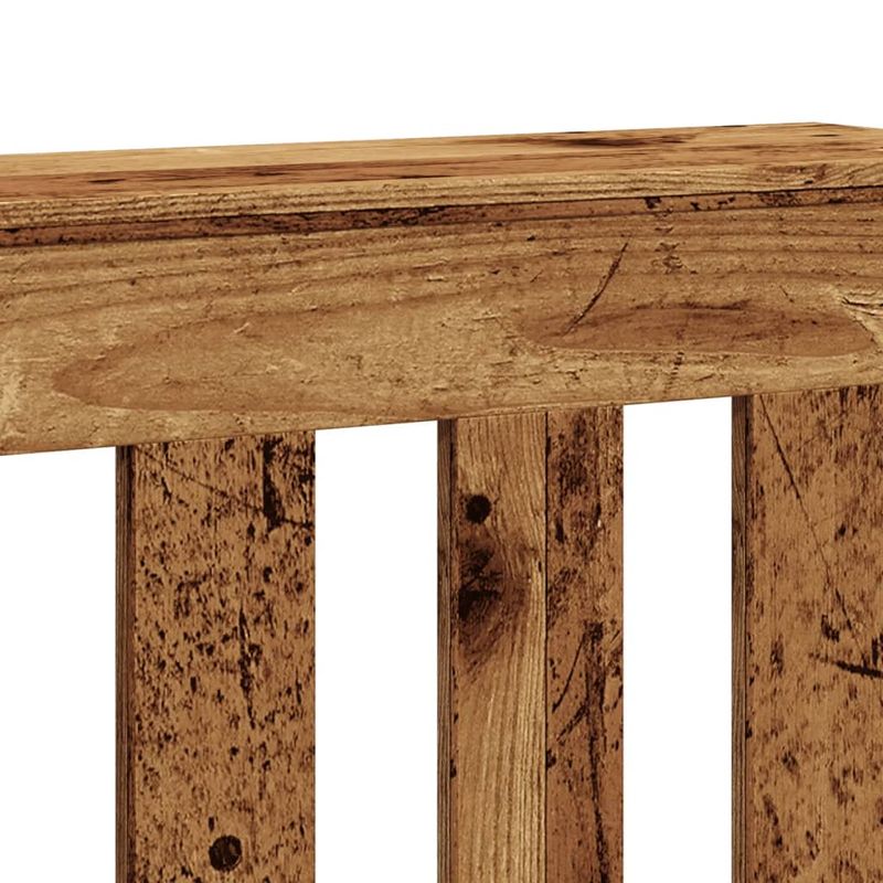 Casa si Gradina - Termice - Calorifere si accesorii - Accesorii calorifere - Masca de calorifer, lemn vechi, 175x20x82 cm, lemn prelucrat, design lamele verticale - Infinity.ro
