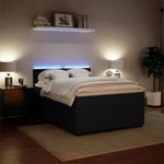 Casa si Gradina - Mobilier - Paturi si accesorii - Paturi - Pat box spring cu saltea, negru, 160x200 cm, catifea - Infinity.ro