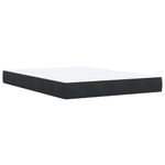 Casa si Gradina - Mobilier - Paturi si accesorii - Paturi - Pat box spring cu saltea, negru, 160x200 cm, catifea - Infinity.ro