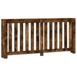 Casa si Gradina - Termice - Calorifere si accesorii - Accesorii calorifere - Masca de calorifer, stejar fumuriu, 175x20x82 cm lemn prelucrat, design lamele verticale - Infinity.ro