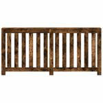 Casa si Gradina - Termice - Calorifere si accesorii - Accesorii calorifere - Masca de calorifer, stejar fumuriu, 175x20x82 cm lemn prelucrat, design lamele verticale - Infinity.ro