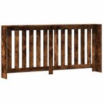 Casa si Gradina - Termice - Calorifere si accesorii - Accesorii calorifere - Masca de calorifer, stejar fumuriu, 175x20x82 cm lemn prelucrat, design lamele verticale - Infinity.ro