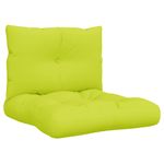 Casa si Gradina - Gradina si terasa - Mobilier exterior - Perne decorative exterior - Perne de paleti, 2 buc, verde aprins, material textil - Infinity.ro