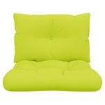 Casa si Gradina - Gradina si terasa - Mobilier exterior - Perne decorative exterior - Perne de paleti, 2 buc, verde aprins, material textil - Infinity.ro