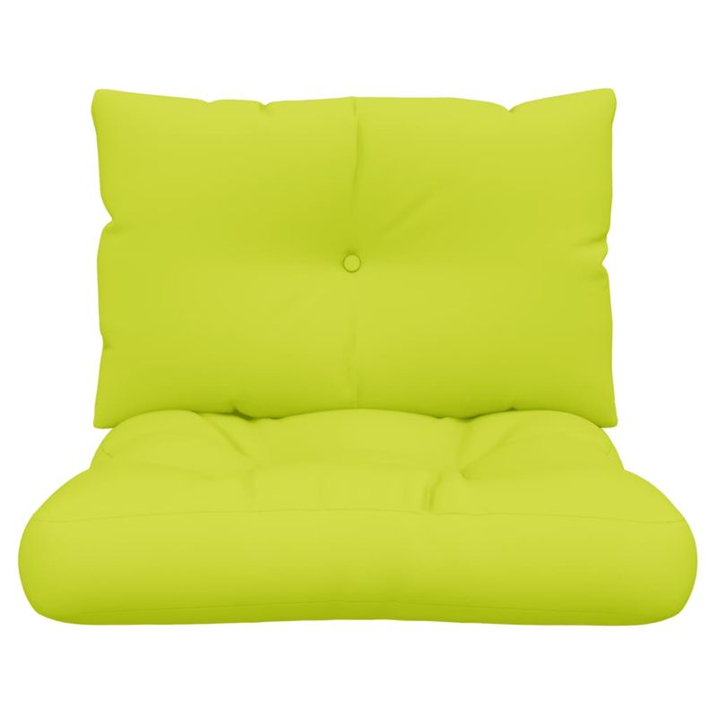 Casa si Gradina - Gradina si terasa - Mobilier exterior - Perne decorative exterior - Perne de paleti, 2 buc, verde aprins, material textil - Infinity.ro