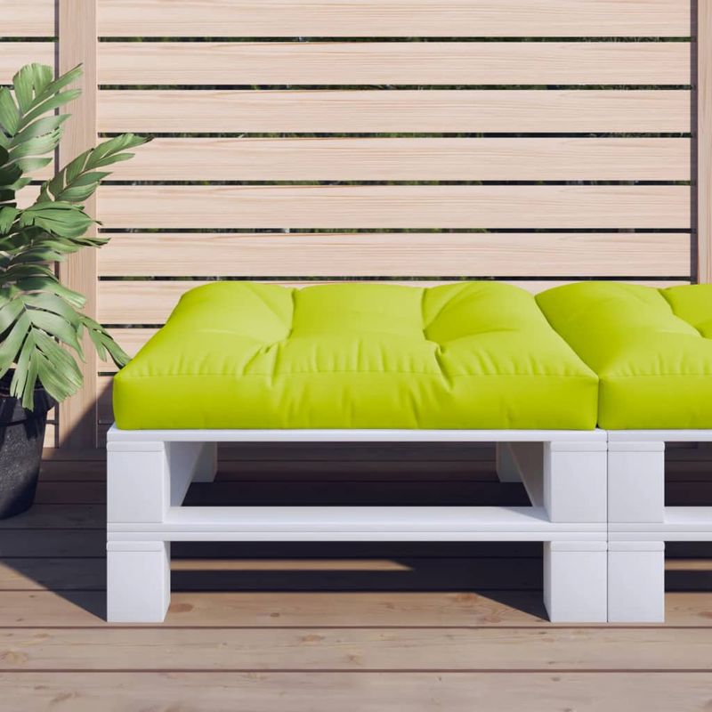 Casa si Gradina - Gradina si terasa - Mobilier exterior - Perne decorative exterior - Perna de paleti, verde aprins, 80x80x12 cm, material textil - Infinity.ro
