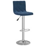 Casa si Gradina - Mobilier - Scaune si fotolii - Scaune - Scaune de bar, 2 buc., albastru, catifea - Infinity.ro