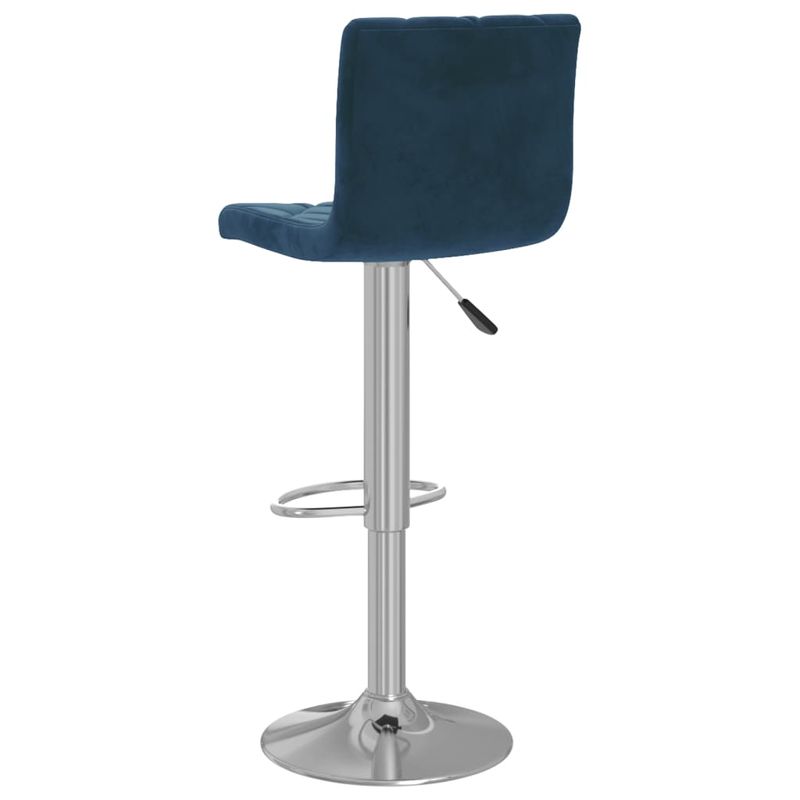 Casa si Gradina - Mobilier - Scaune si fotolii - Scaune - Scaune de bar, 2 buc., albastru, catifea - Infinity.ro