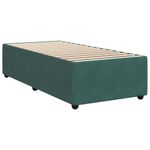 Casa si Gradina - Mobilier - Paturi si accesorii - Paturi - Pat continental cu saltea, verde inchis, 80x200 cm, catifea - Infinity.ro