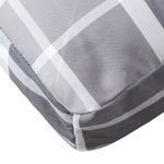 Casa si Gradina - Gradina si terasa - Mobilier exterior - Perne decorative exterior - Perna de paleti, gri carouri, 50x50x12 cm, material textil - Infinity.ro