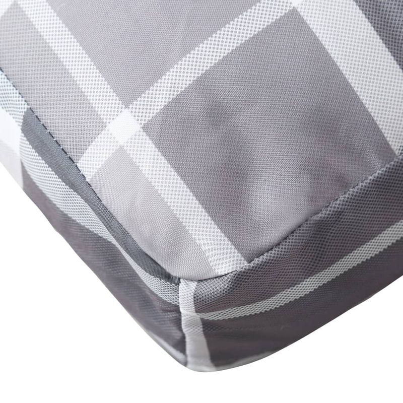 Casa si Gradina - Gradina si terasa - Mobilier exterior - Perne decorative exterior - Perna de paleti, gri carouri, 50x50x12 cm, material textil - Infinity.ro