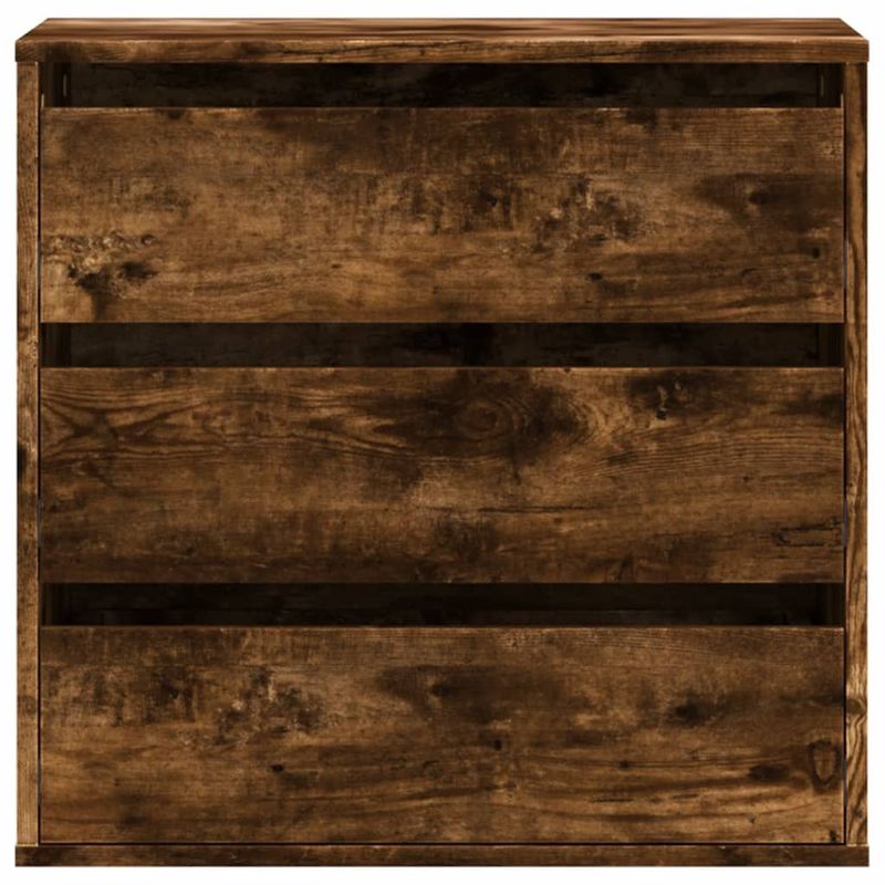 Casa si Gradina - Mobilier - Comode si corpuri - Comode - Dulap colt cu sertare stejar fumuriu 60x41x58 cm lemn prelucrat - Infinity.ro