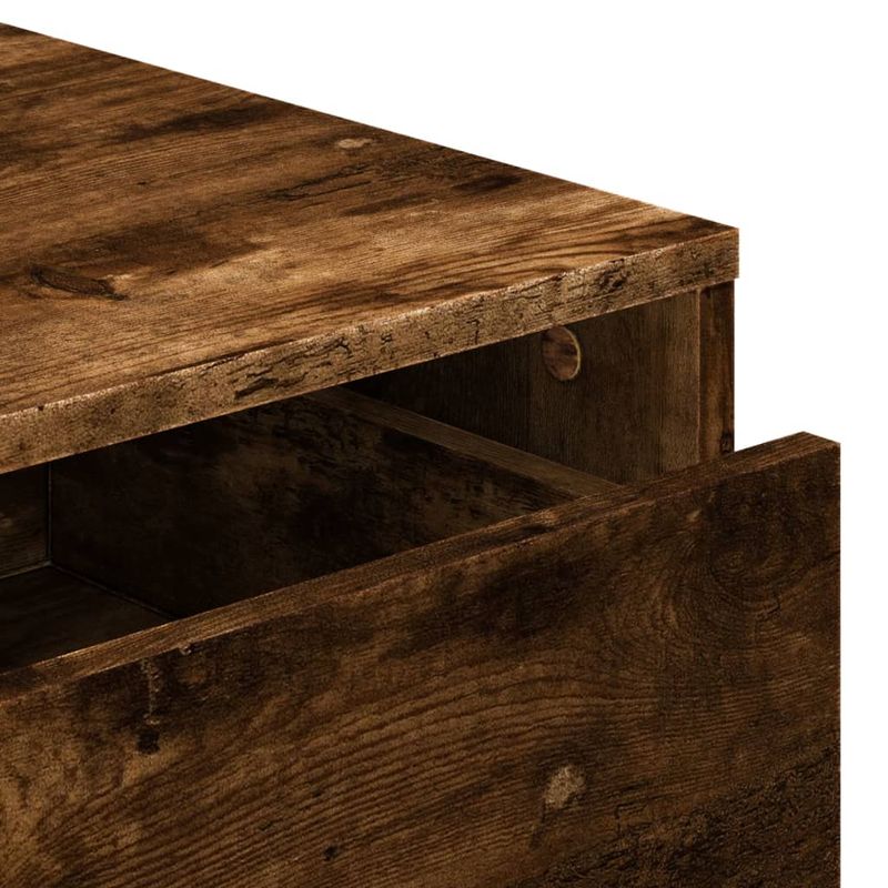 Casa si Gradina - Mobilier - Comode si corpuri - Comode - Dulap colt cu sertare stejar fumuriu 60x41x58 cm lemn prelucrat - Infinity.ro