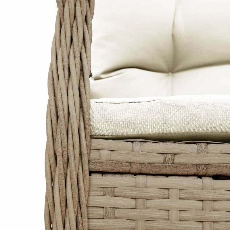 Casa si Gradina - Gradina si terasa - Mobilier exterior - Seturi mobila gradina - Set mobilier de gradina cu perne, 5 piese, bej, poliratan - Infinity.ro