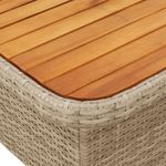 Casa si Gradina - Gradina si terasa - Mobilier exterior - Seturi mobila gradina - Set mobilier de gradina cu perne, 5 piese, bej, poliratan - Infinity.ro
