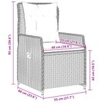 Casa si Gradina - Gradina si terasa - Mobilier exterior - Seturi mobila gradina - Set mobilier de gradina cu perne, 5 piese, bej, poliratan - Infinity.ro