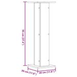 Casa si Gradina - Gradinarit si plante - Plante si ghivece - Ghivece si suporturi - Suporturi de plante 2 buc. lemn vechi 30x30x95cm lemn prelucrat - Infinity.ro