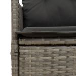 Casa si Gradina - Gradina si terasa - Mobilier exterior - Seturi mobila gradina - Set mobilier de gradina cu perne, 7 piese, gri, poliratan - Infinity.ro