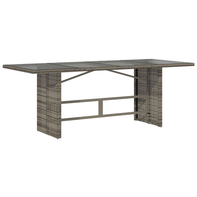 Casa si Gradina - Gradina si terasa - Mobilier exterior - Seturi mobila gradina - Set mobilier gradina cu perne, 9 piese, gri, poliratan - Infinity.ro
