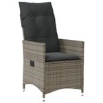 Casa si Gradina - Gradina si terasa - Mobilier exterior - Seturi mobila gradina - Set mobilier gradina cu perne, 9 piese, gri, poliratan - Infinity.ro